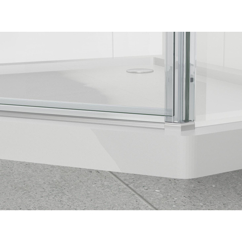Marenza Neptune NWA3231 Cabine de douche - 90x90x195cm - pentagonale - verre clair - chrome SW451482