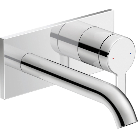 Duravit C.1 1 greeps wastafelmengkraan - 173x174x74mm - hoogglans chroom SW420950