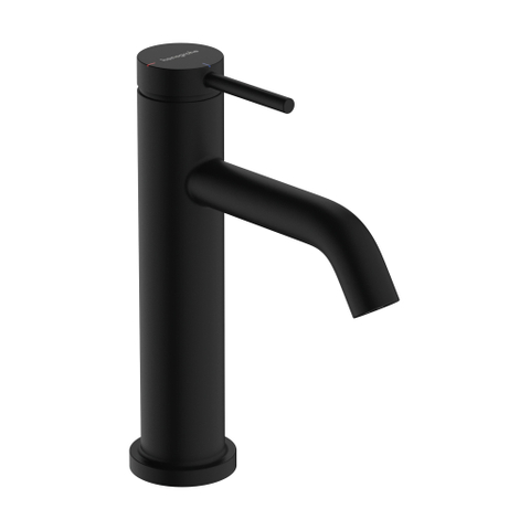 Hansgrohe Tecturis S - wastafelkraan - 1-gats - 110 coolstart pop up m. vaste uitloopvoorsprong 11.6cm - mat zwart SW1126850