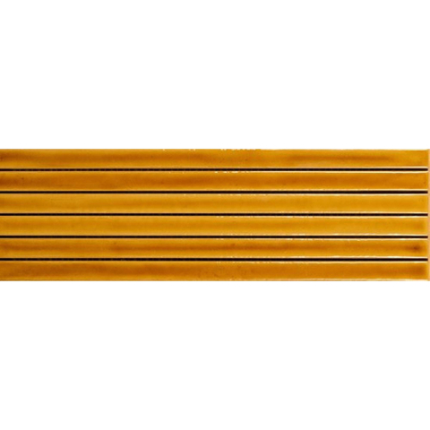 SAMPLE vtwonen Tegels Rib Wandtegel 134X450 Mustartd Crackle 9mm Glans SW1449546