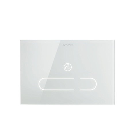 Duravit Durasystem Elektronische bedieningsplaat - voor wc's A2 - 230x10x157 mm - glas/wit (wit) SW471544