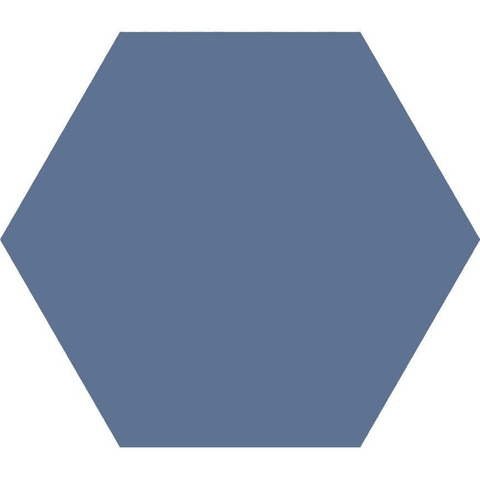 Terravito Bereno carrelage sol et mur - 15x17cm - 9mm - hexagonal - R9 - marine mat (bleu) SW476712