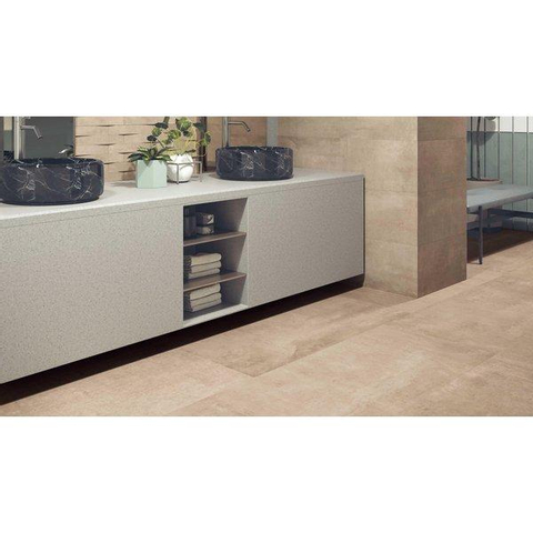 ÉCHANTILLON Ceralto Tesselo Uno Carrelage sol et mur 60x60cm 10mm rectifié R10 grès cérame Ambra SW976539