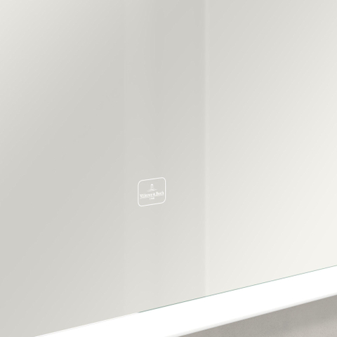Villeroy & Boch Subway 3.0 spiegel - 130x75cm LED licht rondom - mat zilver SW641543