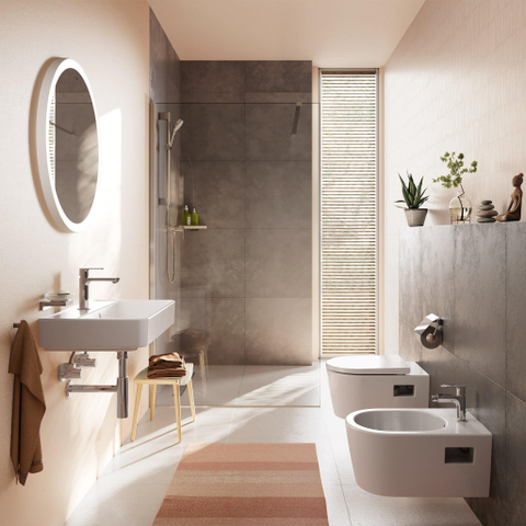 Hansgrohe Rebris s Eengreeps wastafelmengkraan - 110 - coolstart - met PopUp - trekwaste - hoogglans chroom SW796439