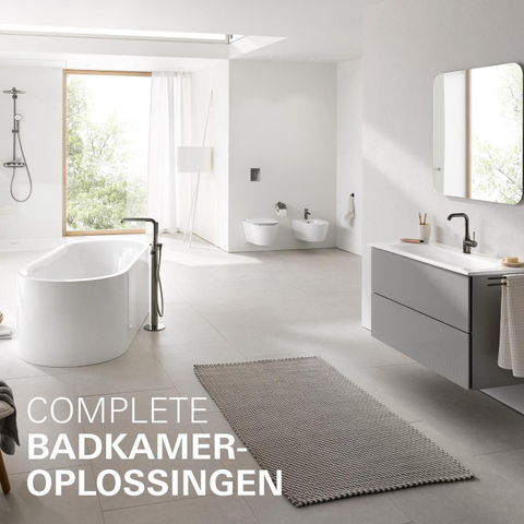 Grohe Essence New Wastafelkraan Inbouw - uitloop 18.3cm - M-size - brushed hard graphite (antraciet) SW97505