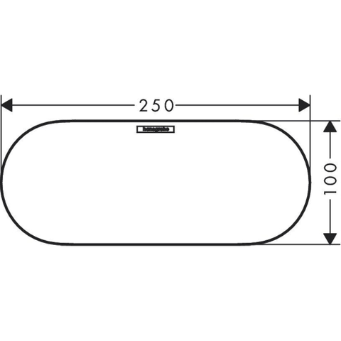 Hansgrohe WallStoris deksel voor bakje mat zwart SW651213