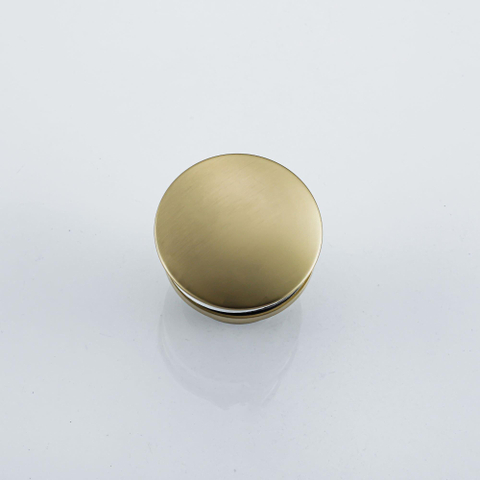 Fortifura Calvi Afvoerplug - klikwaste - Geborsteld Messing PVD (Goud) SHOWROOMMODEL SHOW26667