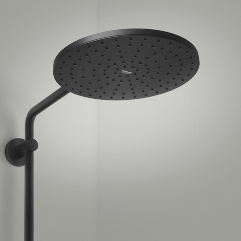 GroheVitalio Joy+douchesysteem met hoofddouche en handdouche280mmMat Zwart SW1590068
