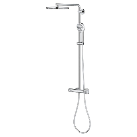 GROHE Vitalio Joy+ doucheset - 28cm - rond - thermostatisch - chroom SW1590099