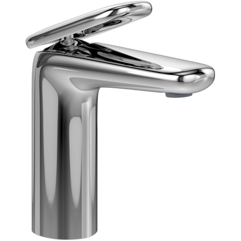 Villeroy & Boch Antao 1 greeps wastafelkraan - 140mm - met push open afvoergarnituur - hoogglans chroom SW974137
