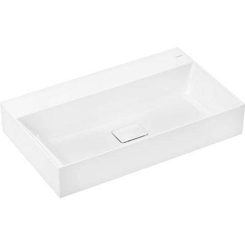 Hansgrohe Xevolos E wastafel - 80x48x14cm - zonder kraangat - opzet - smartclean - wit SW1164907