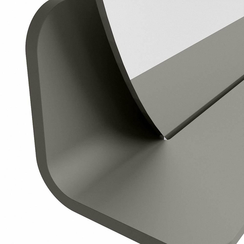 Mondiaz SPOT miroir – Ø 70 cm – avec tablette – Smoke (brun clair) SW1235621