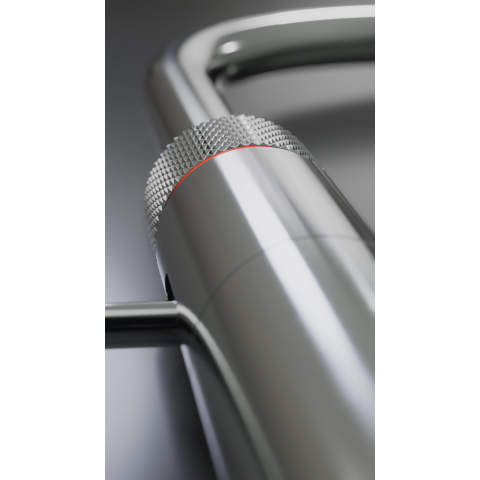 Quooker BE Flex Square kokendwaterkraan - draaibare & uittrekbare uitloop - Combi+ incl. Cube reservoir - Warm / kokend / bruisend / gefilterd water - chroom SW1419635