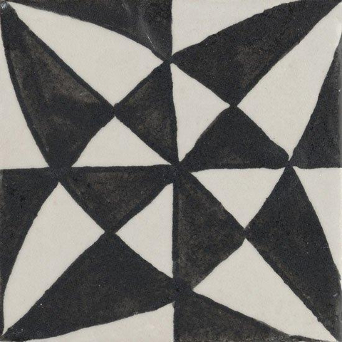 Ceralto Ricordo Marmo Vloertegel - 15x15cm - 10mm - glans - NERO SW1591615