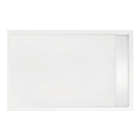 Xenz Easy Tray douchevloer - 110x90x5cm - acryl - zonder gootcover - wit SW379317
