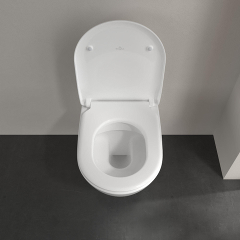 Villeroy & Boch Subway 2.0 pack wandcloset directflush - diepspoel slimseat zitting - softclose & - quickrelease - met inbouwreservoir bedieningsplaat - White Alpine (glans wit) SW956276