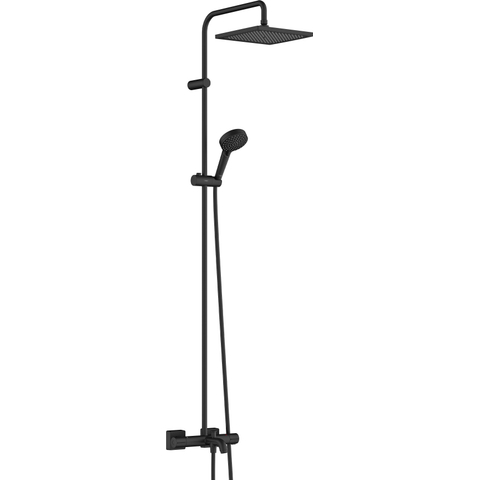 Hansgrohe Vernis Shape Showerpipe - 240 - 1jet - met bad - thermostaat - mat zwart SW803091