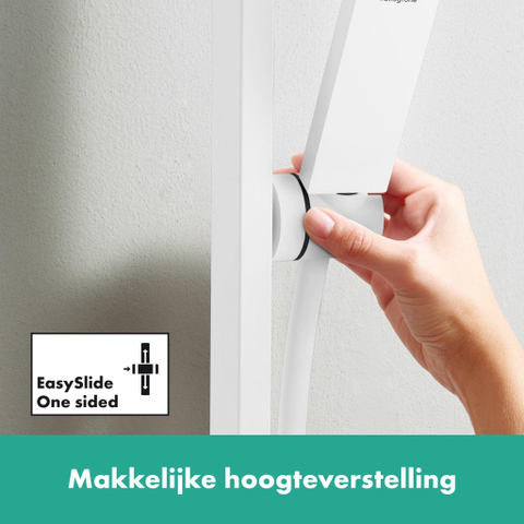 Hansgrohe Pulsify e Doucheset - 100 - 1jet - ecosmart - glijstang 65cm m.wit - mat wit SW918138