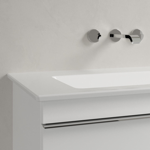 Villeroy & Boch venticello meubelwastafel - 100x50cm - zonder kraangat - met overloop - White Alpine (glans wit) 1025124