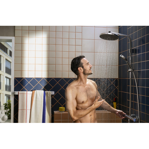 Hansgrohe Activera S - showerpipe - 240 - 1jet - ecosmart+ - met Ecostat Fine Varia - hoogglans chroom SW1388135