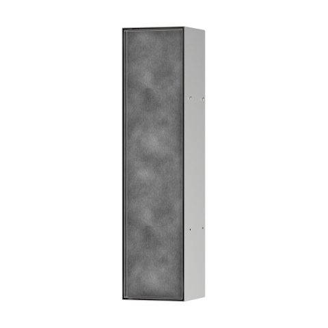 Hansgrohe XtraStoris Rock Porte-brosse WC - tablette - porte carrelable - brushed stainless steel SW1590314