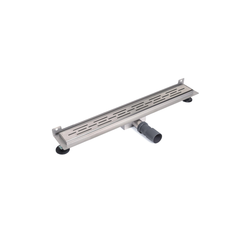 BRAUER Douchegoot - muurflens - 70x7x6.7cm - ondiep - zijuitloop - RVS SW6705