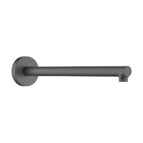 Hansgrohe douchearm - 39cm - wand - brushed black chrome (zwart) SW1566450