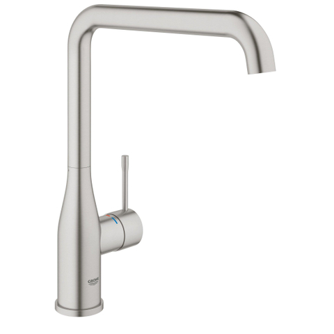 GROHE essence new Mitigeur de cuisine - haut - bec en L - SuperSteel brossé 0467940