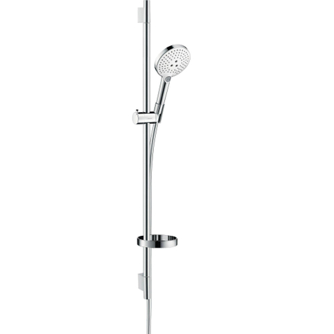 Hansgrohe Raindance Select S Doucheset - 120 - 3jet - met Unica - glijstang 90 cm en zeepschaal - hoogglans chroom GA96536
