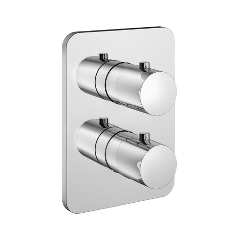 Hotbath Gal Afbouwdeel - voor inbouwthermostaat - met stop-omstel - hoogglans chroom SW656217