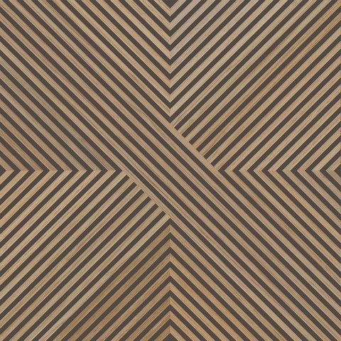 ÉCHANTILLON Ceralto Rovino Oak Carrelage de sol - 59.5x59.5cm - 8.8mm - Brun Mat (Brun) SW1221101