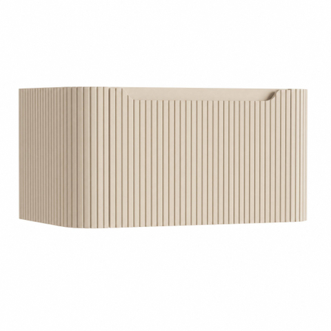 H&R Badmeubelen Juice Meuble sous vasque - 80x45x40cm - coins arrondis - 1 tiroir - poignée intégrée - Merino SW1488674