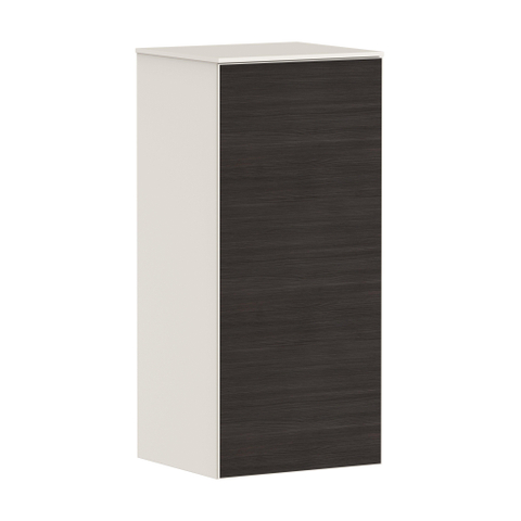 Hansgrohe Xevolos E Armoire mi-haute - 89x40x36cm - 1 porte - façade dark oak - ouverture par pression - charnière à gauche - sand matt beige SW995441