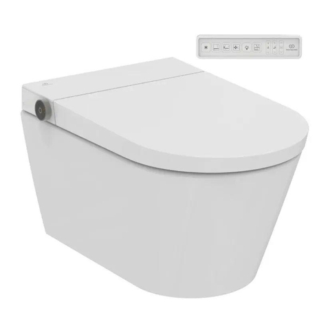 Ideal Standard i.life E WC lavant – séchage à air chaud & 4 programmes de douche – blanc brillant SW1416400