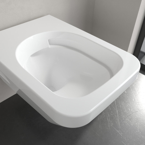 Villeroy & Boch Architectura Wandcloset - 53cm - spoelrandloos - diepspoel Twistflush anti bacterieel CeramicPlus - glans wit SW1162157