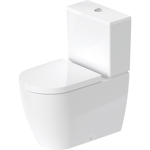 Duravit ME by Starck cuvette combinée au sol à évacuation profonde vario sans réservoir 37x65cm avec WonderGliss blanc SW84188