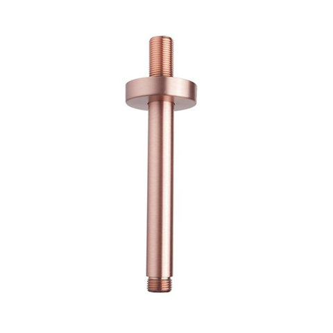 Wiesbaden Unimatch Douchearm - met plafondbevestiging - 15cm - geborsteld koper SW373446