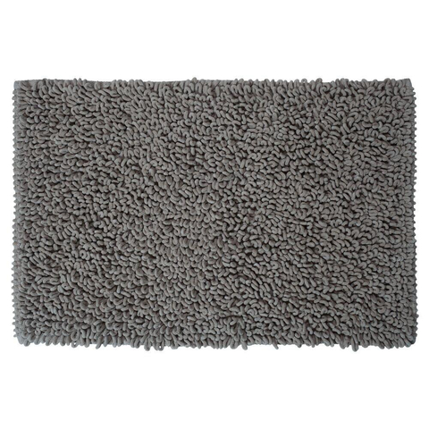 Sealskin Twist Tapis de baignoire 60x90cm polyester gris SW94556