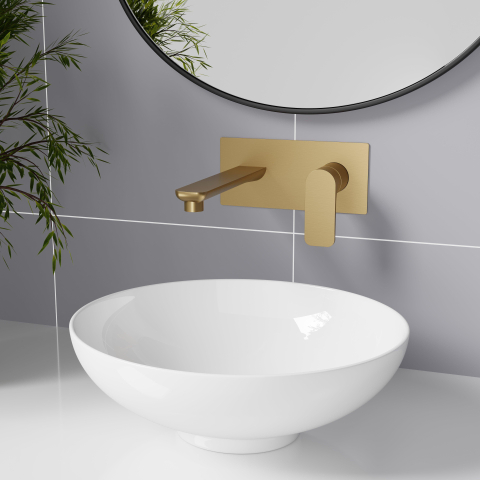 FugaFlow Efficiente Sobrado Mitigeur de lavabo - encastré - or SW1587951