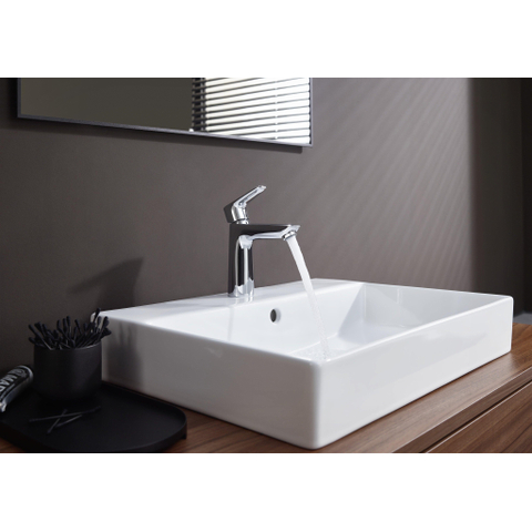 Hansgrohe Talis e 1 greeps wastafelkraan - 110 PopUp - trekwaste - hoogglans chroom SW28983