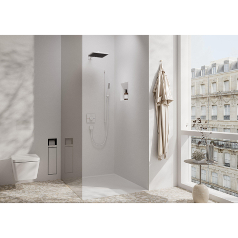 Hansgrohe Pulsify e Staaf - handdouche 100 - 1jet - ecosmart m.wit - mat wit SW918015
