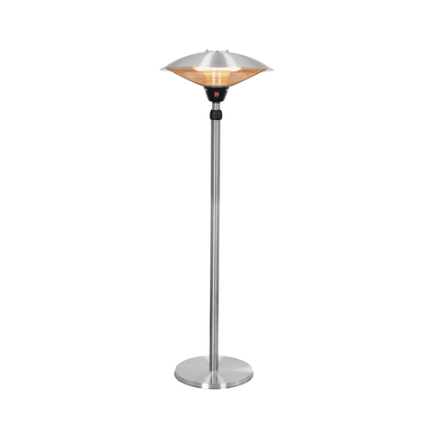 Eurom Chauffage de terrasse PD2101 XXL Chauffage de patio 2100 watt 160-225 cm inox SW877012
