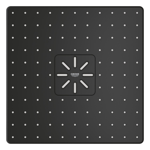 GROHE Rainshower SmartActive Cube 310 douche de tête - 31x31cm - 2 jets - phantom black (noir) SW1477540