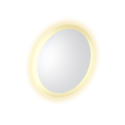 Clou Look at Me spiegel – Ø40 cm – indirecte LED rondom – Satijn (Grijs) SW417045