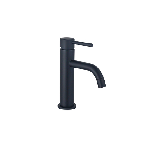 Fortifura Calvi Slim Wastafelkraan - 17.4cm - opbouw - mat zwart SHOWROOMMODEL SHOW24479