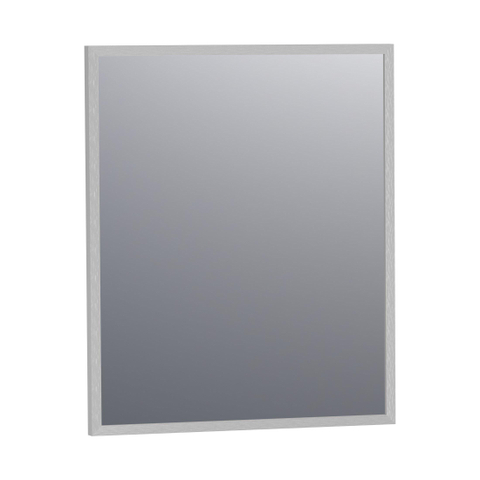 BRAUER Onyx miroir – rectangle – 60 x 70 cm – Aluminium brossé (argent) SW353739
