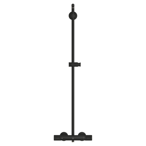 GroheVitalio Joy+douchesysteem met hoofddouche en handdouche350x230mmMat Zwart SW1590078