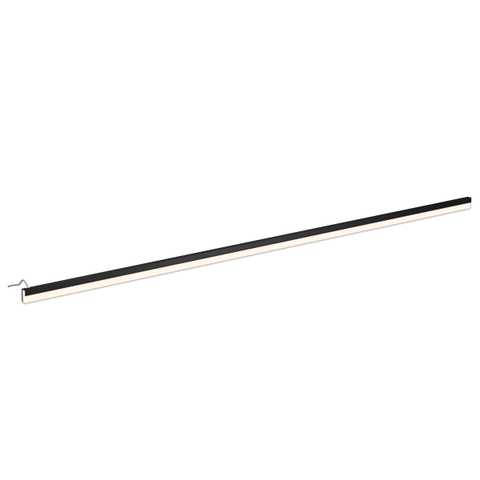 INK LED line Barre d'éclairage - 120x2.5x1cm - changement de couleur LED - dimmable - IP44 - 4200K - pour miroir ou armoire de toilette - noir mat SW699431