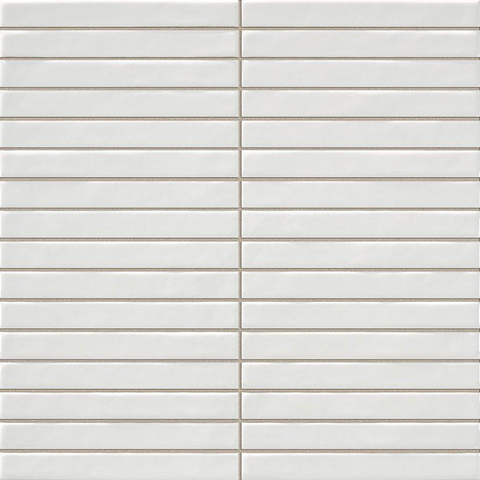 ÉCHANTILLON Terravito Girivo Carreau mural en céramique - 35x35cm - 9.2mm - Blanc SW1408445